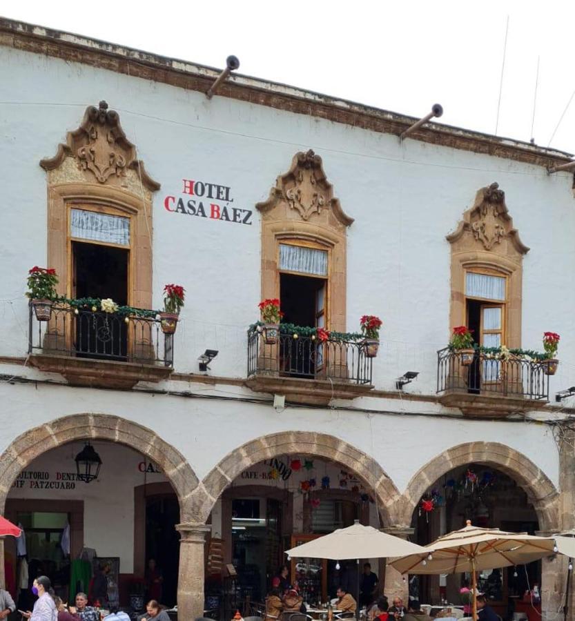 Hotel Casa Baez パツクアロ エクステリア 写真