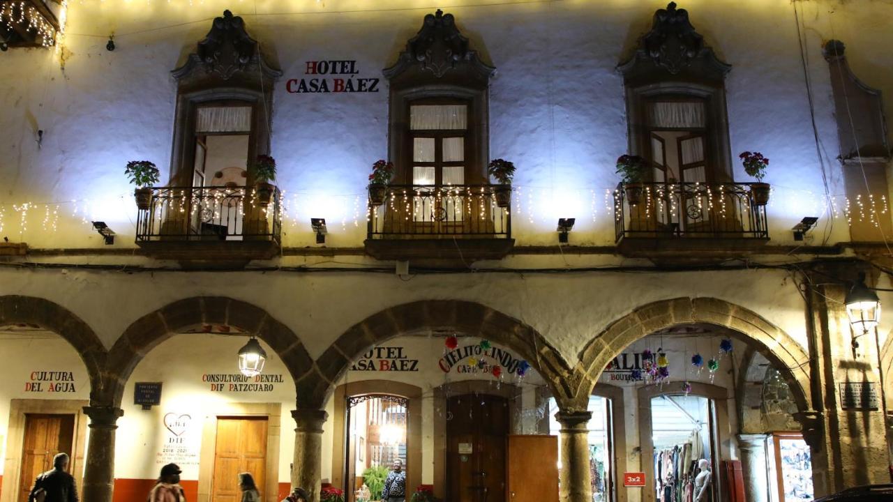 Hotel Casa Baez パツクアロ エクステリア 写真